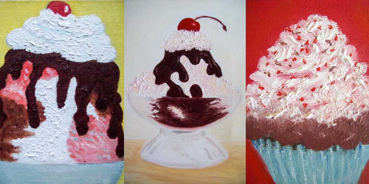 Dessert Painting by Naomi Yound